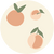 Stroller mattress - peach